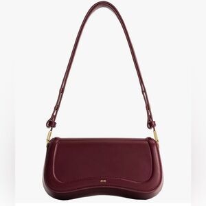 New JW Pei burgundy shoulder bag